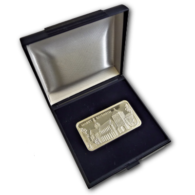 Silber Motivbarren Markt Kaisheim Silberbarren 1 Oz Feinsilber Motivseite Silber Motivbarren Markt Kaisheim Silberbarren 1 Oz Feinsilber Motivseite