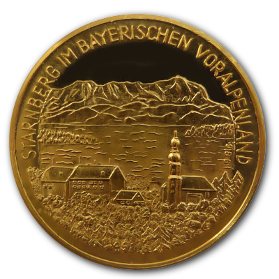 Starnberg im bayerischen Voralpenland Goldmedaille Motivseite Starnberg im bayerischen Voralpenland Goldmedaille Motivseite
