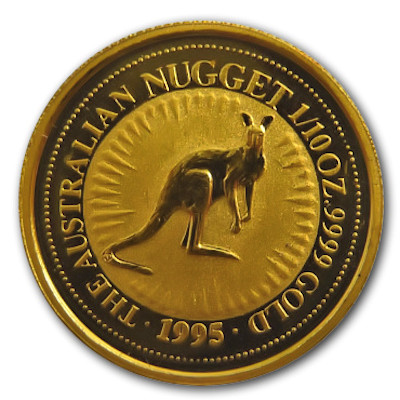 Australien Gold Känguru 1995 1/10 Oz Gold