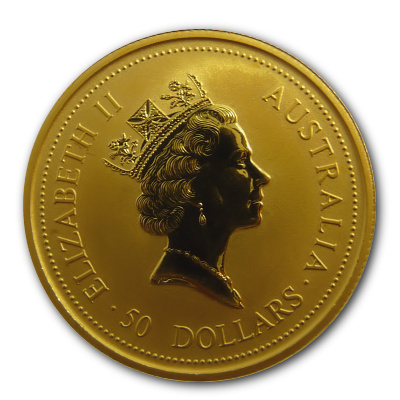 Australien Gold Känguru 1996 1/2 Oz Gold
