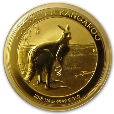Australien Gold Känguru 2013 1/4 Oz Gold
