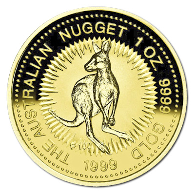 Australien Gold Känguru 1999 1 Oz Gold