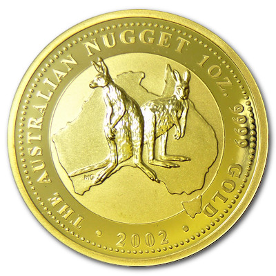 Australien Gold Känguru 2002 1 Oz Gold