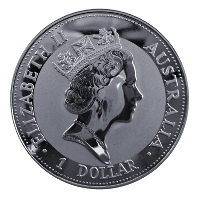 Australien 1 Oz Silber Kookaburra 1993 1 Oz Silber Rückseite