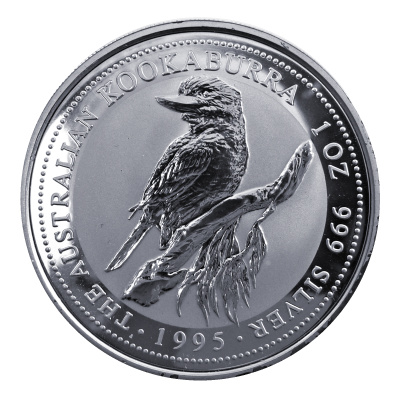 Australien 1 Oz Silber Kookaburra 1995 1 Oz Silber Vorderseite
