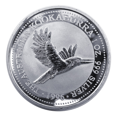 Australien 1 Oz Silber Kookaburra 1996 1 Oz Silber Vorderseite