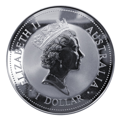 Australien 1 Oz Silber Kookaburra 1997 1 Oz Silber Rückseite