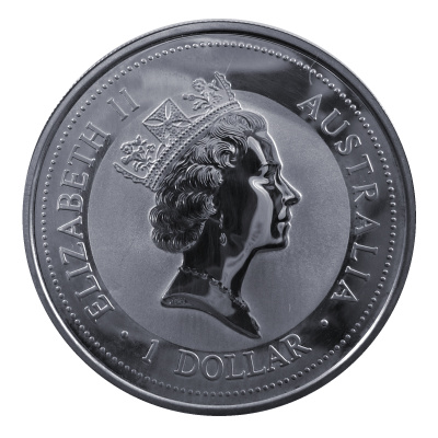 Australien 1 Oz Silber Kookaburra 1998 1 Oz Silber Rückseite