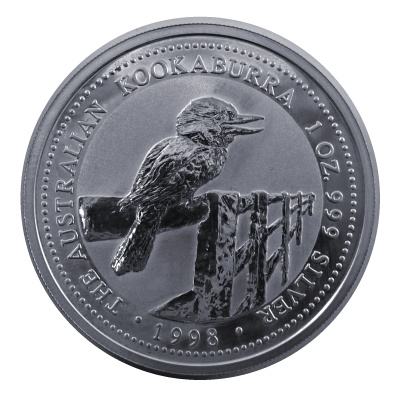 Australien 1 Oz Silber Kookaburra 1998 1 Oz Silber Vorderseite