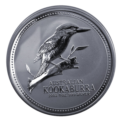 Australien 1 Oz Silber Kookaburra 2003 1 Oz Silber Vorderseite