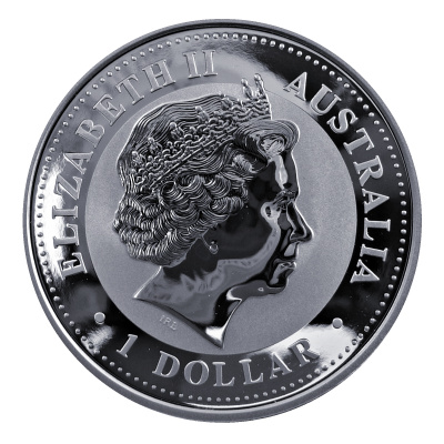 Australien 1 Oz Silber Kookaburra 2006 1 Oz Silber Rückseite