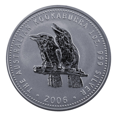 Australien 1 Oz Silber Kookaburra 2006 1 Oz Silber Vorderseite