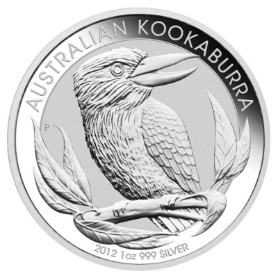 Australien 1 Oz Silber Kookaburra 2012 1 Oz Silber Vorderseite