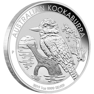 Australien 1 Oz Silber Kookaburra 2019 1 Oz Silber Vorderseite