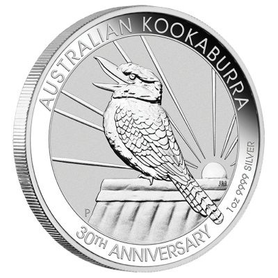 Australien 1 Oz Silber Kookaburra 2020 1 Oz Silber Vorderseite