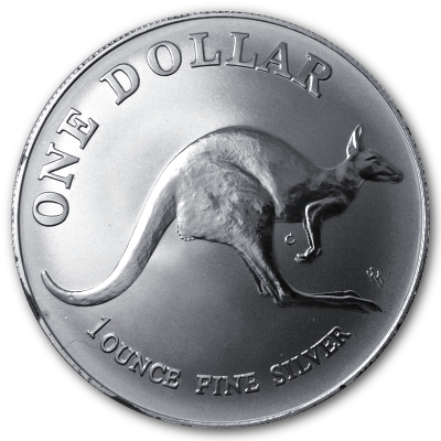 Australien 1 Oz Silber Känguru (RAM) 1993 1 Oz Silber Vorderseite