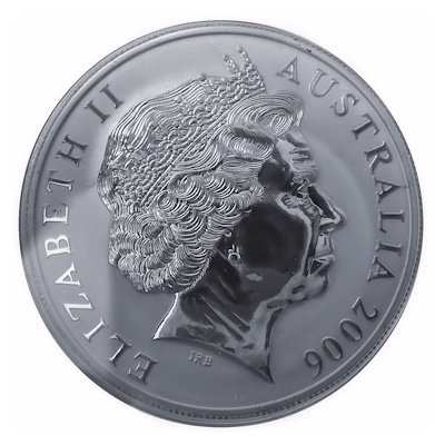 Australien 1 Oz Silber Känguru (RAM) 2006 1 Oz Silber Rückseite