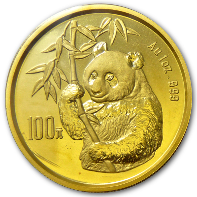China 1 Oz Goldpanda 1995 1 Oz Gold Vorderseite