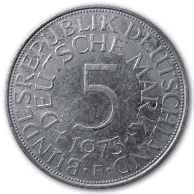 Deutschland 5 DM 1973 7,00g Silber F Vorderseite