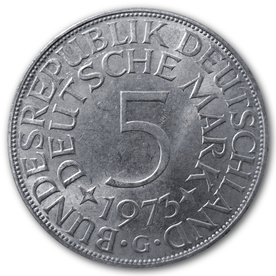 Deutschland 5 DM 1973 7,00g Silber G Vorderseite