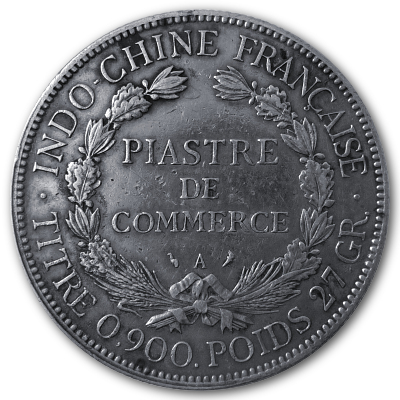 Frankreich Piastre de commerce 1926 24,30g Silber
