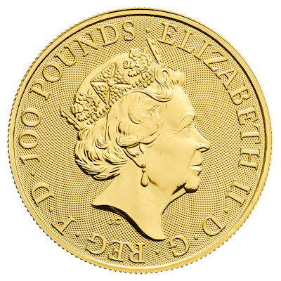 Großbritannien Gold UK Lunar Serie 2019 1 Oz Gold