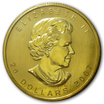 Kanada Gold Maple Leaf 2007 1/2 Oz Gold Kanada Gold Maple Leaf 2007 1/2 Oz Gold
