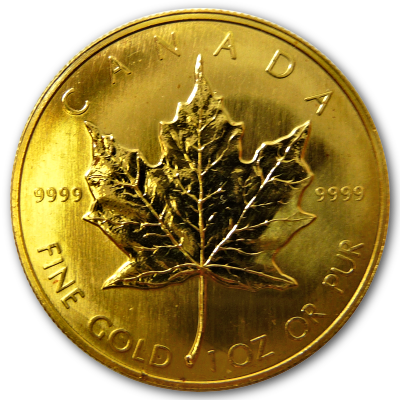Kanada Gold Maple Leaf 1987 1 Oz Gold Vorderseite Kanada Gold Maple Leaf 1987 1 Oz Gold Vorderseite