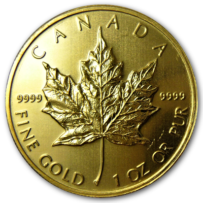 Kanada Gold Maple Leaf 2009 1 Oz Gold Vorderseite Kanada Gold Maple Leaf 2009 1 Oz Gold Vorderseite