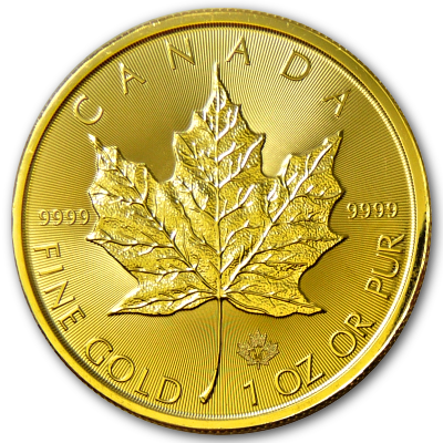Kanada Gold Maple Leaf 2016 1 Oz Gold Vorderseite Kanada Gold Maple Leaf 2016 1 Oz Gold Vorderseite