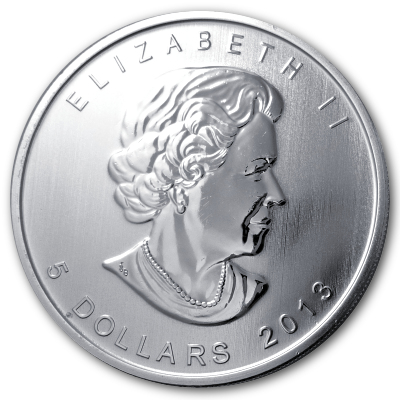 Kanada Wildlife 1 Oz Silber 2013 1 Oz Silber Antilope Rückseite