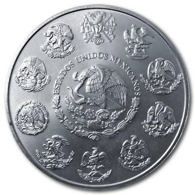 Mexiko Libertad Silbermünzen 2012 1 Oz Silber Rückseite