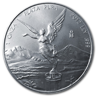 Mexiko Libertad Silbermünzen 2012 1 Oz Silber Vorderseite