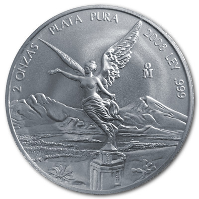 Mexiko Libertad Silbermünzen 2008 2 Oz Silber