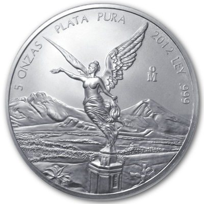 Mexiko Libertad Silbermünzen 2012 5 Oz Silber