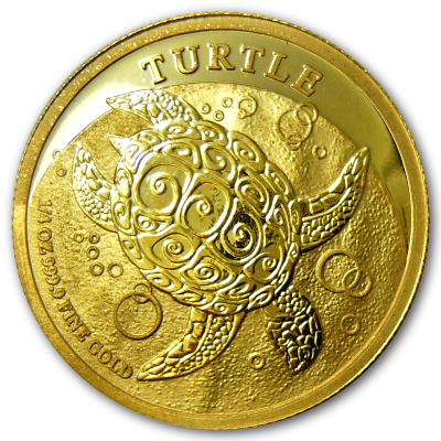 Niue 1/4 Oz Gold Turtle 2014 1/4 Oz Gold Vorderseite