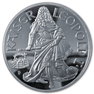 Österreich 100 Schilling 1993 18,00g Silber Kaiser Leopold I Vorderseite