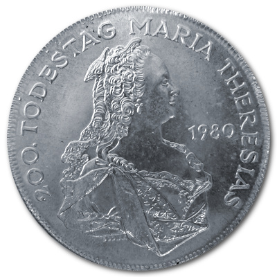 Österreich 500 Schilling 1980 15,36g Silber 200 Todestag Maria Theresia Vorderseite