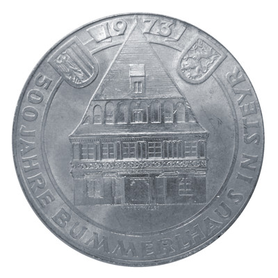 Österreich 50 Schilling 1973 18,00g Silber Bummerlhaus in Steyr Vorderseite