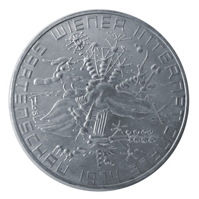 Österreich 50 Schilling 1974 12,80g Silber Internationale Gartenschau Vorderseite