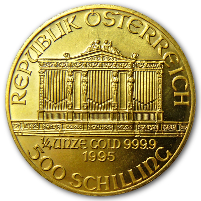 Österreich Gold Wiener Philharmoniker 1995 1/4 Oz Gold