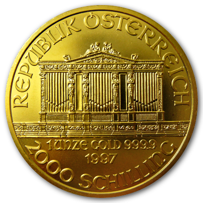 Österreich Gold Wiener Philharmoniker 1997 1 Oz Gold