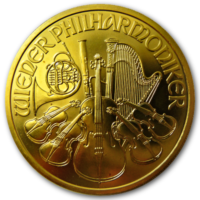 Österreich Gold Wiener Philharmoniker 1997 1 Oz Gold