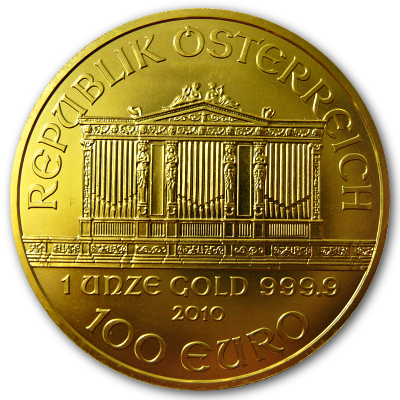 Österreich Gold Wiener Philharmoniker 2010 1 Oz Gold