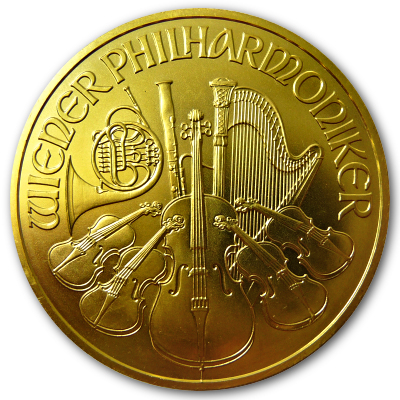 Österreich Gold Wiener Philharmoniker 2010 1 Oz Gold