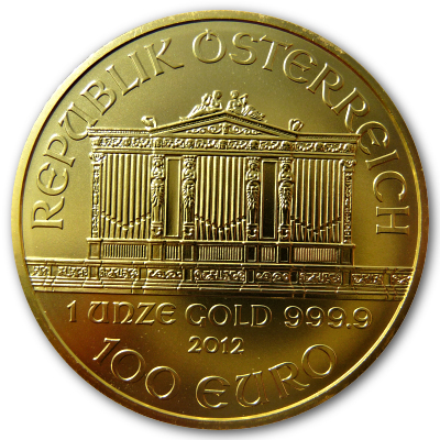 Österreich Gold Wiener Philharmoniker 2012 1 Oz Gold