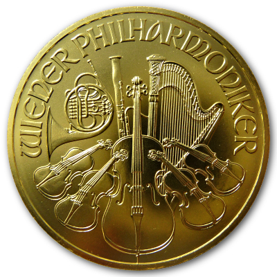 Österreich Gold Wiener Philharmoniker 2012 1 Oz Gold