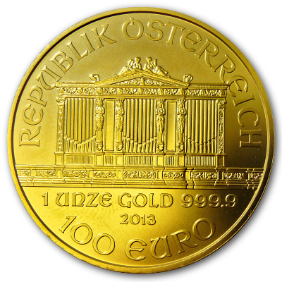Österreich Gold Wiener Philharmoniker 2013 1 Oz Gold