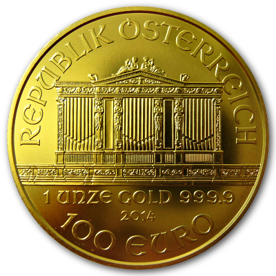 Österreich Gold Wiener Philharmoniker 2014 1 Oz Gold