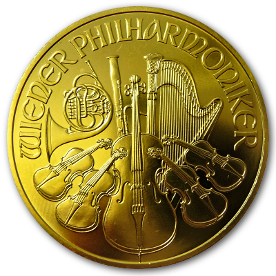 Österreich Gold Wiener Philharmoniker 2014 1 Oz Gold
